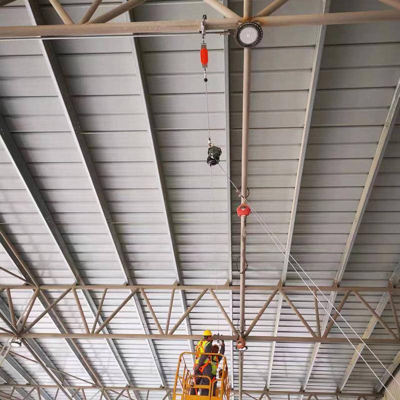 头顶式水平生命线坠落防护方案设计安装服务