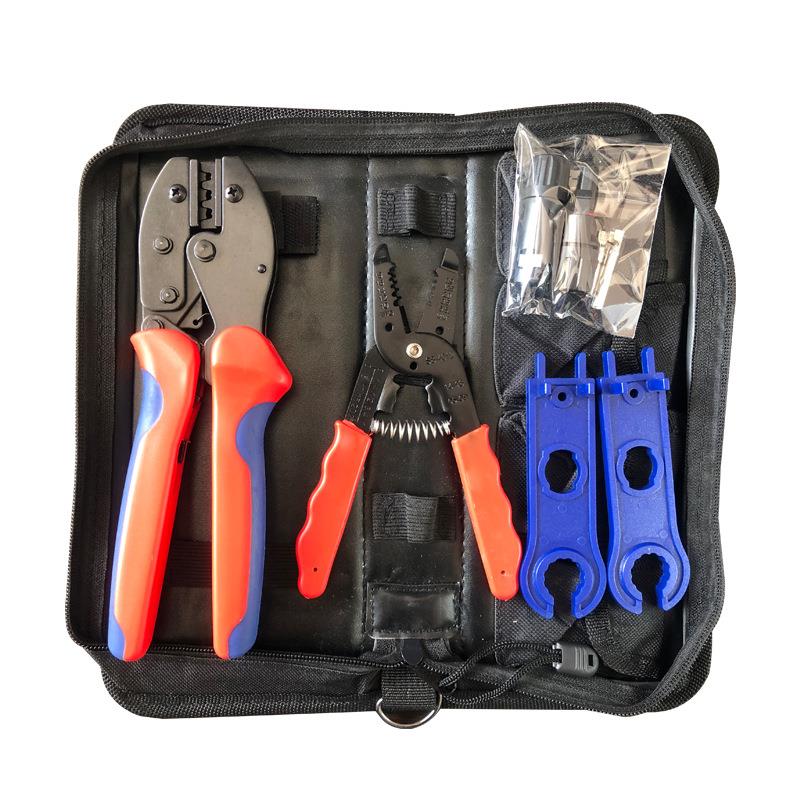 三匠工具MC4光伏连接器压线钳太阳能端子压接工具套装