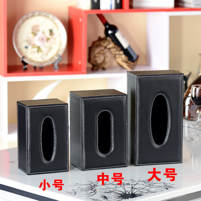 欧式皮革纸巾盒 客厅大号纸抽盒 纸巾收纳定制印字烫金o,收纳整理,纸巾盒,淘宝优惠券,粉丝福利购,淘宝优惠卷