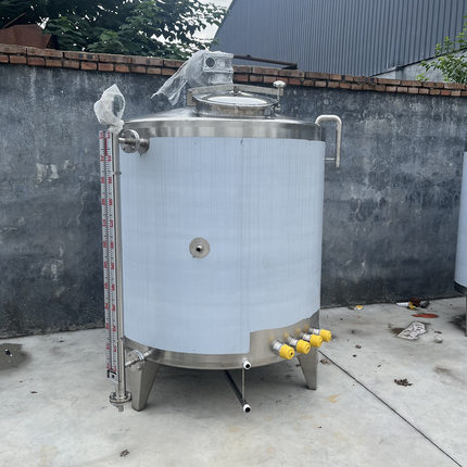 1000L不锈钢电加热液体搅拌罐 夹层蒸汽加热罐 立式不锈钢混合罐