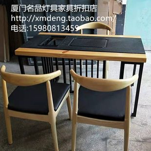 厦门人 松木.卖铁艺只泡茶桌米火烧石 茶桌造10茶台