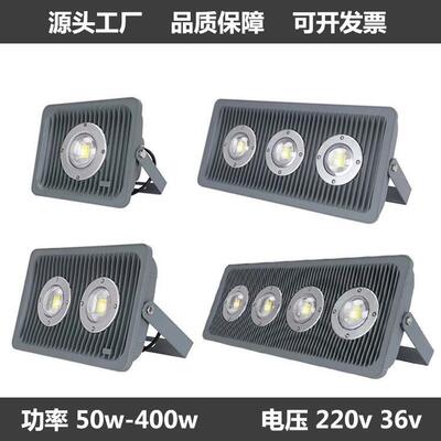 LED隧道防爆灯台车低压12V24V36V127V220v投光泛光照明矿用工地灯
