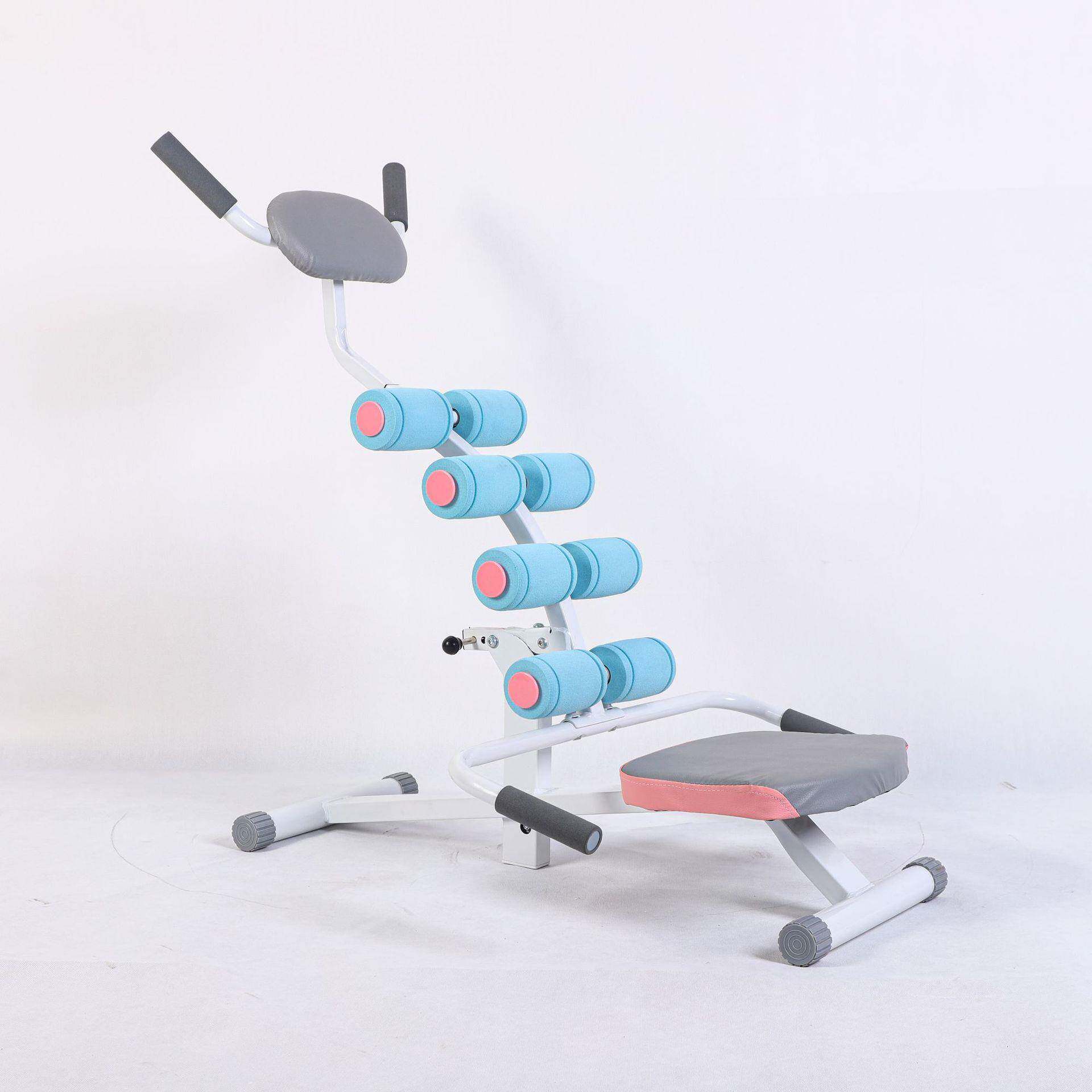 健腹机挺腰器懒人收腹机仰卧起坐辅助器室内健身器材卷腹健腹轮