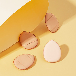 格蒙水滴迷你指尖粉扑聚氨酯海绵干湿两用遮瑕不吃粉易清洗便携