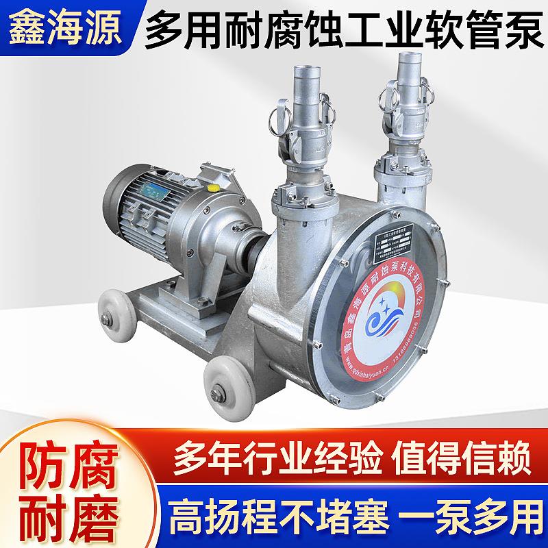 食品火锅膏体输送泵工业软管自吸转子泵酱料蠕动泵厂家现货