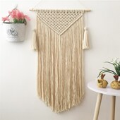 暖暖E.亚手工编织挂毯 饰壁挂 风配电箱卧室床头简约装