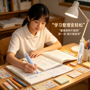 长立按动点点胶修正带高粘
