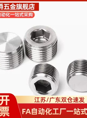 替MSWTS 1 2 3 4 6 8不锈钢堵头 锥形沉头螺塞 内六角 喉塞