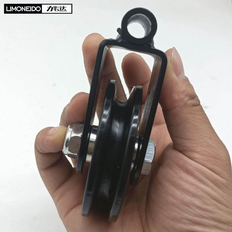 综合训练器可摆动滑轮配件滑轮U型架加螺丝管多功能深蹲架组件