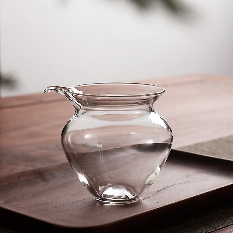 耐热玻璃公道杯高透玻璃分茶器高档茶海倒茶杯家用匀杯功夫茶具