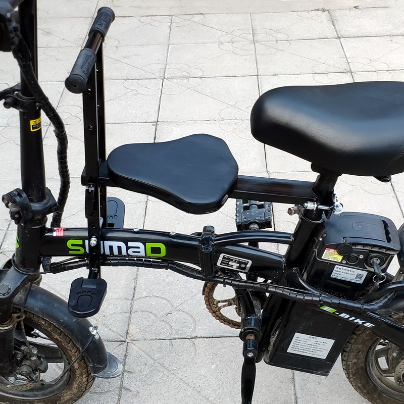 折叠电动车儿童座椅快拆前置驾车坐椅电车自行车椅子