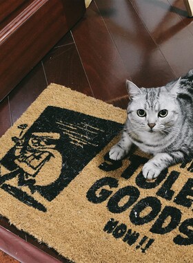 Seppypus 猫抓板磨爪器 多用途功能椰棕地毯 家居摆件潮流地垫