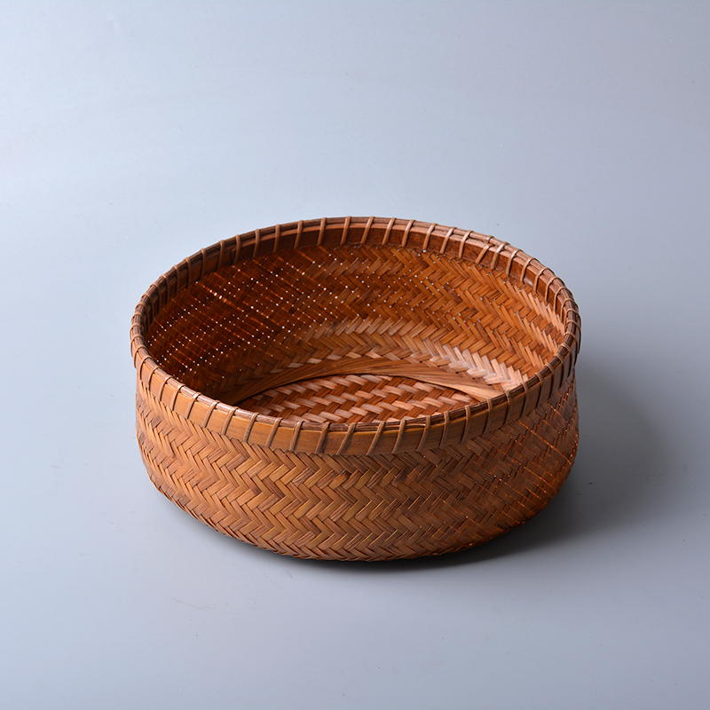 复古制品茶点盘干果盘水果篮 茶道茶托盘收纳零食碟子点心盒