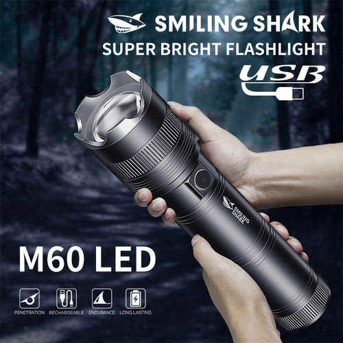 Rechargeable Super Bright Outdoor Lighting Flashlight