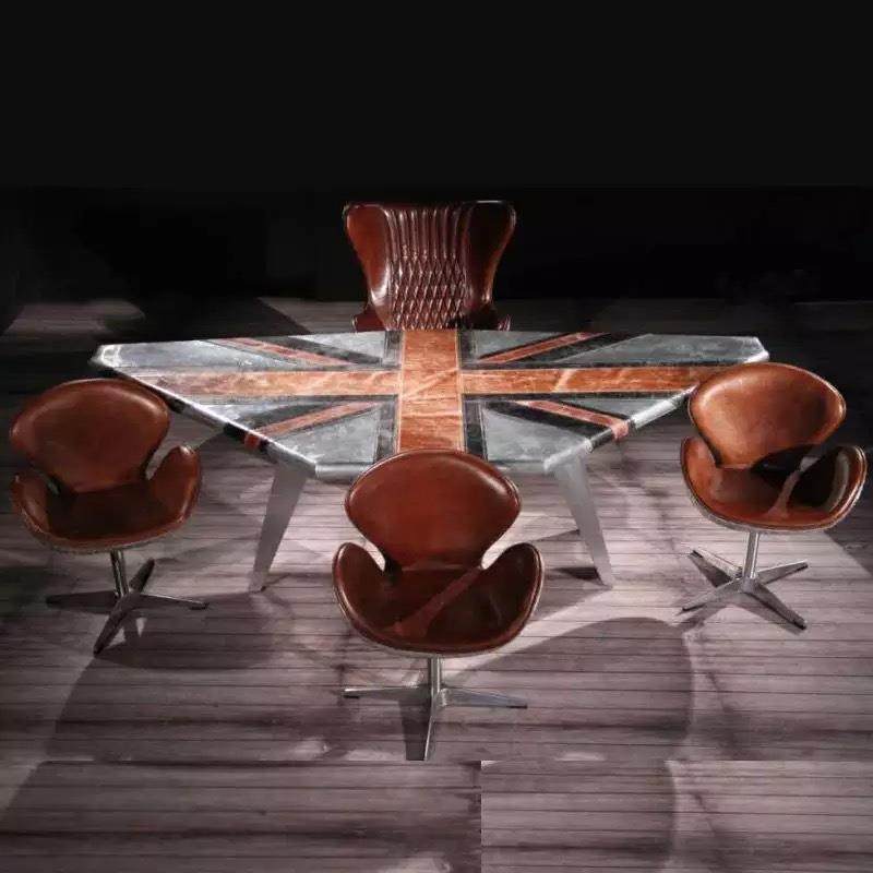 美式loft复古工业风格创意铝皮飞机台个性做旧简约艺术办公会议桌,橡塑材料及制品,亚克力管/有机玻璃管,淘宝优惠券,粉丝福利购,淘宝优惠卷