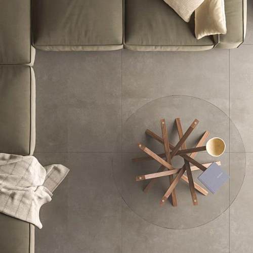 现代轻奢极简客厅高端商用圆桌黑胡桃木茶几钢化玻璃家用