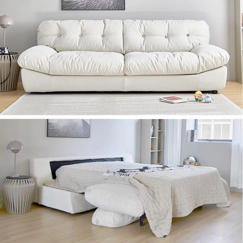 北欧羽绒科技布云朵沙发baxter客厅小户型milano布艺网红