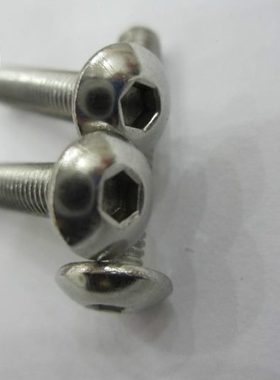 50头25圆头0杯 OIM5平38螺丝内六角7螺栓*S0（不锈钢只） 普通