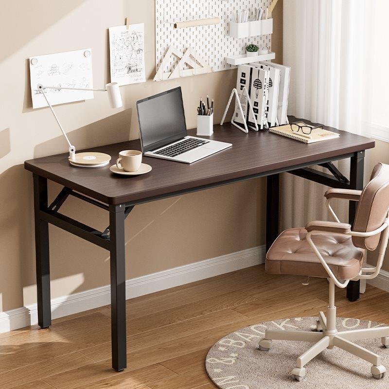 【折扣价】可折叠台式电脑桌学习桌家用办公学生书桌长方形小桌子