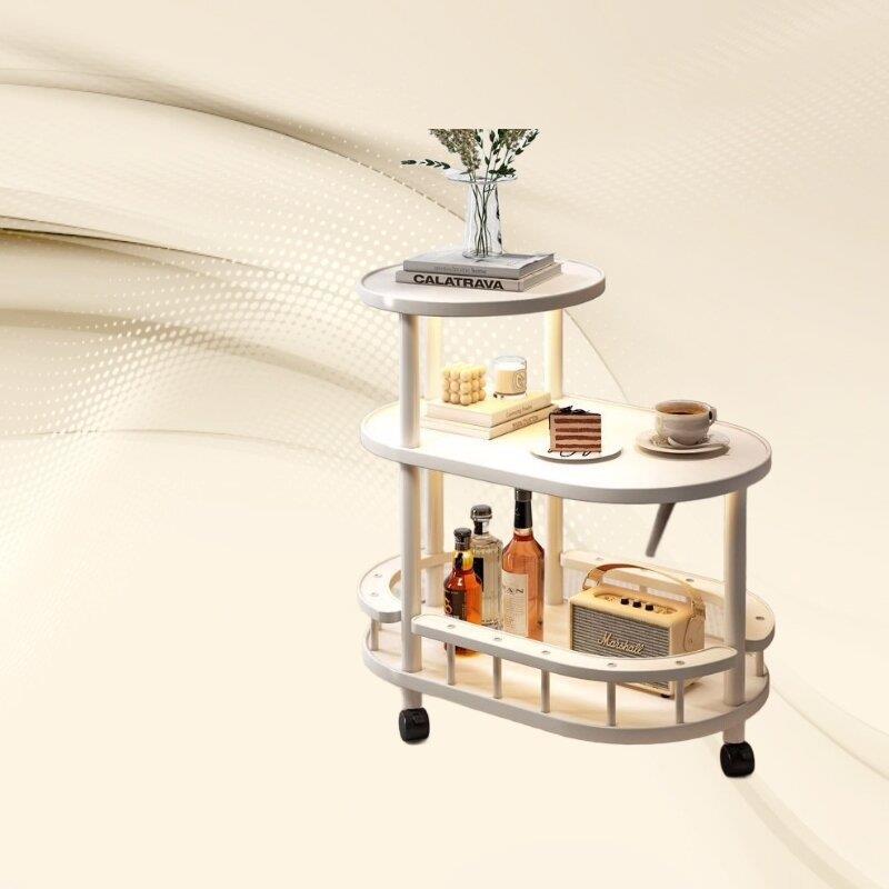 【折扣价】简约可移动沙发边几柜茶几客厅小户型卧室床头窄款实木