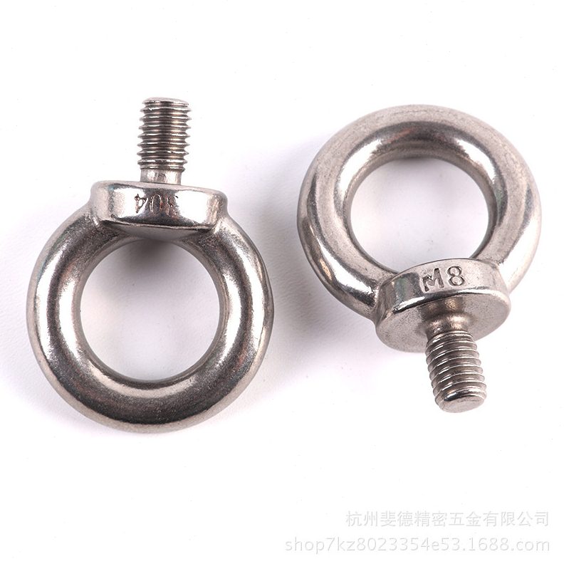 螺丝不锈钢结4活  304螺栓30吊环螺栓不锈钢吊环
