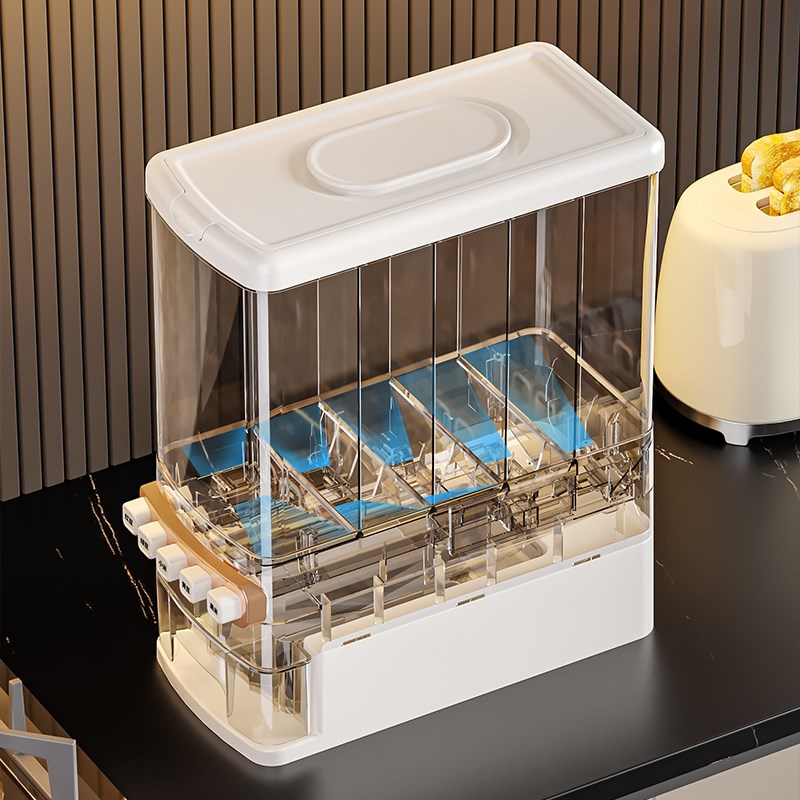 日本2025新款米桶家用五谷杂粮食品级收纳盒防虫防潮密封储粮神器