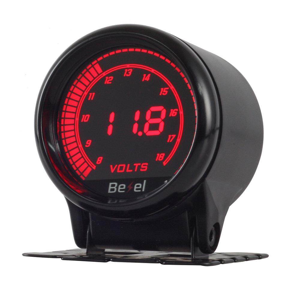 2寸七彩汽车改装仪表电压水温油温油压转速表涡轮排气温度