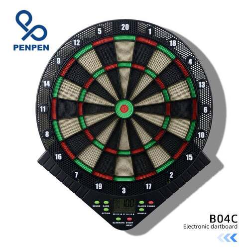 喷喷PENPEN电子飞镖靶盘安全飞镖套装塑料软式飞镖靶B04C直销