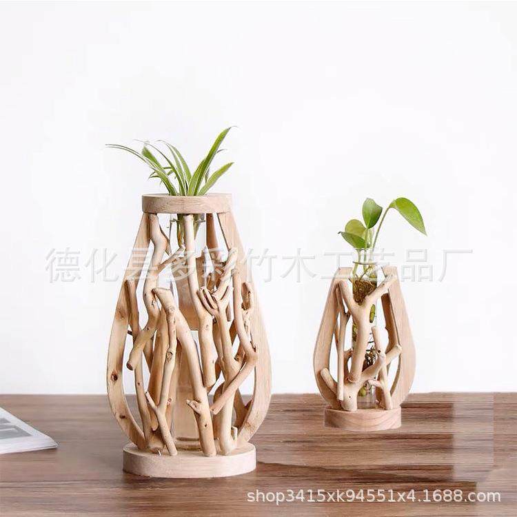 木质手工漂流木水培花器花瓶景观摆件绿植水培试管花器田园小盆栽,家装灯饰光源,其它灯具灯饰,淘宝优惠券,粉丝福利购,淘宝优惠卷