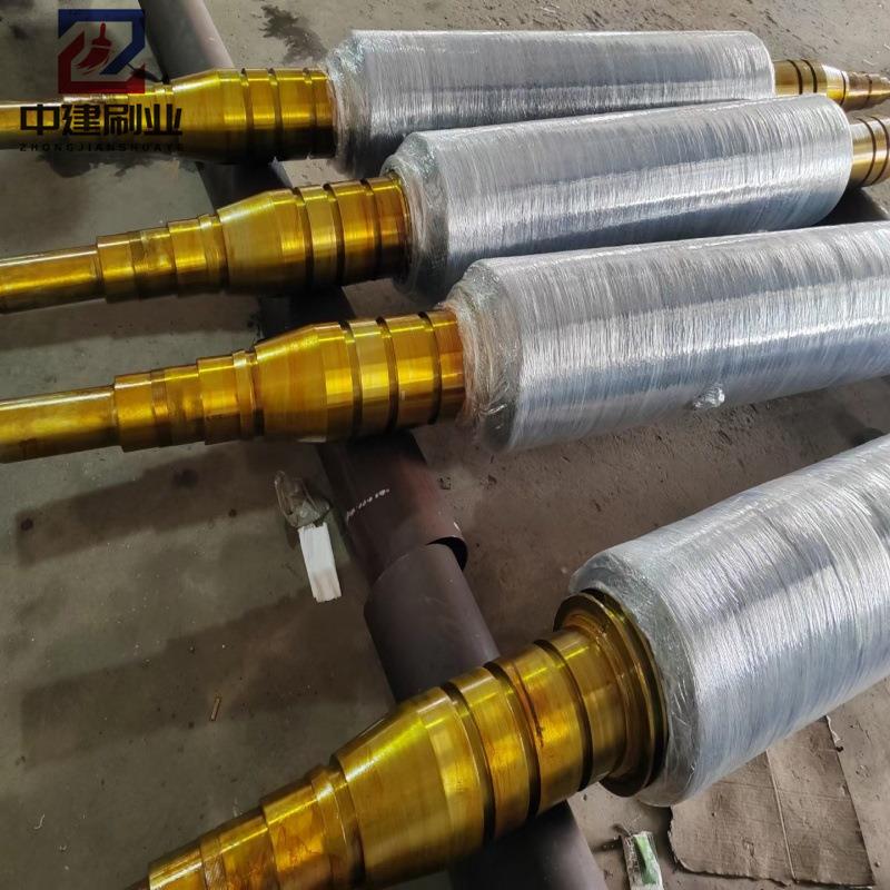 实体工厂生产工业高温淬火大型钢丝辊不锈钢拉丝刷辊耐高温锅炉钢