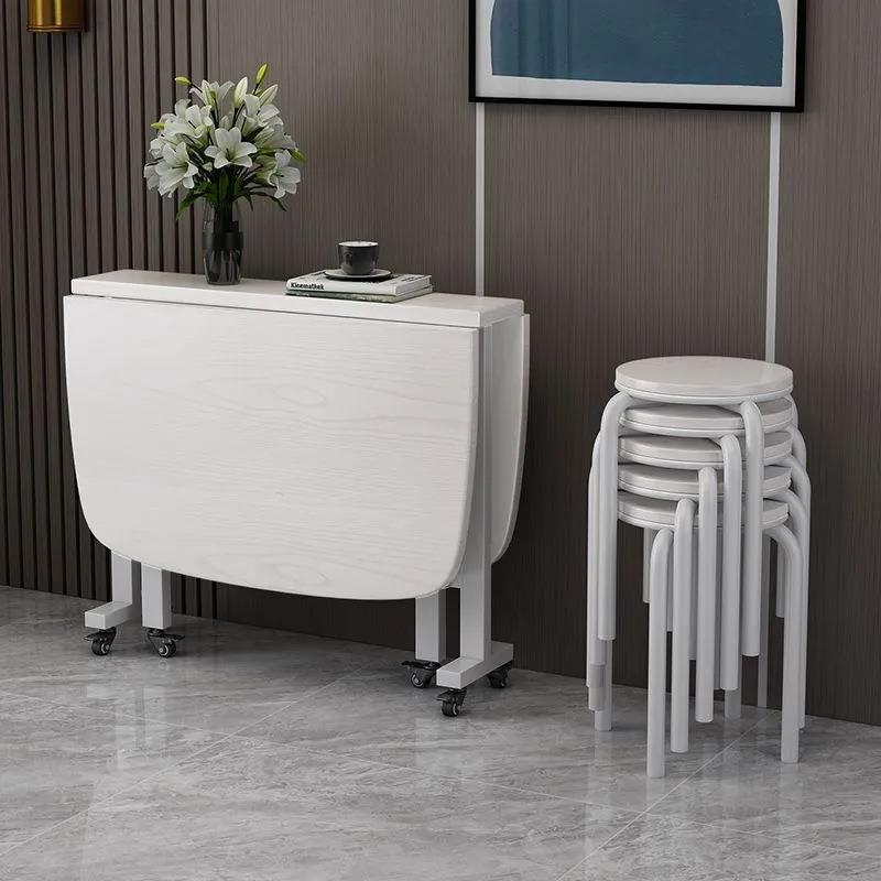 折叠桌子长方形餐桌家用简易多人饭桌户外便携摆摊桌折叠桌椅组合