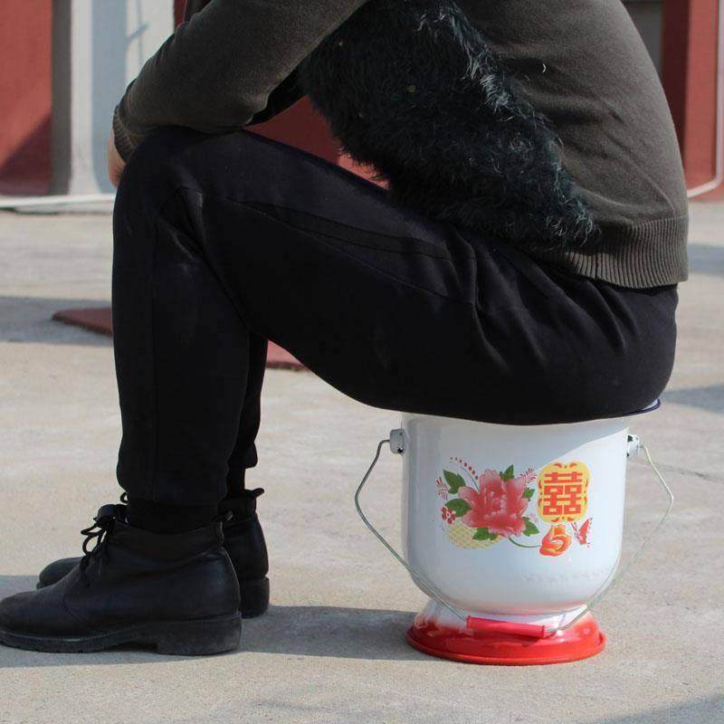 铁小痰盂女搪瓷尿桶大人尿盆防臭家用起夜桶老人卧室尿壶成人道,电子/电工,接线端子,淘宝优惠券,粉丝福利购,淘宝优惠卷