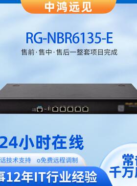 锐捷睿易路由器6个全千兆电口1个千兆光口RG-NBR6135-E企业级网关