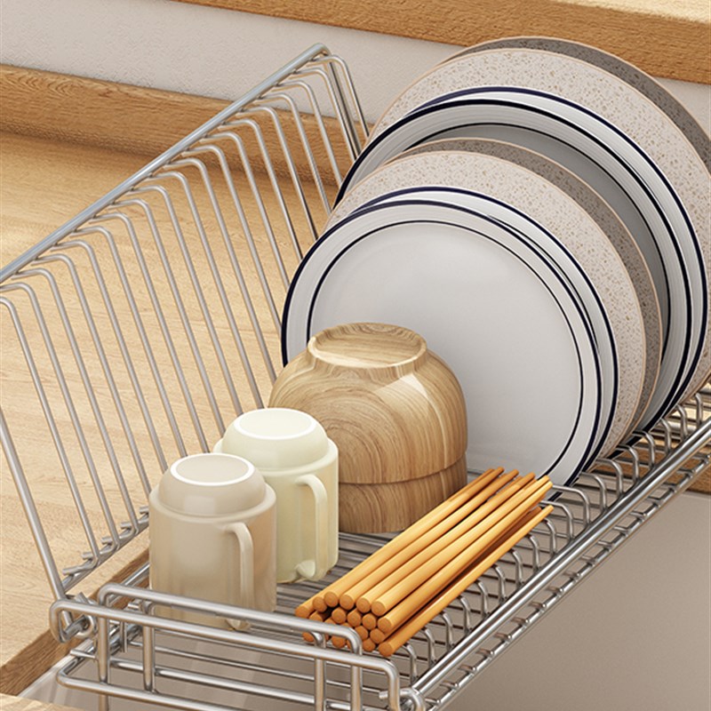 厨房碗碟架可折叠上方碗盘锅具筷子收纳沥水