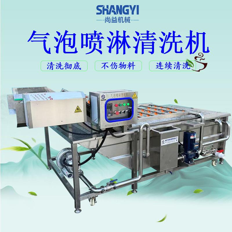 海蜇丝浸泡脱盐清洗机龙须菜气泡清洗设备盐渍竹笋连续清洗机