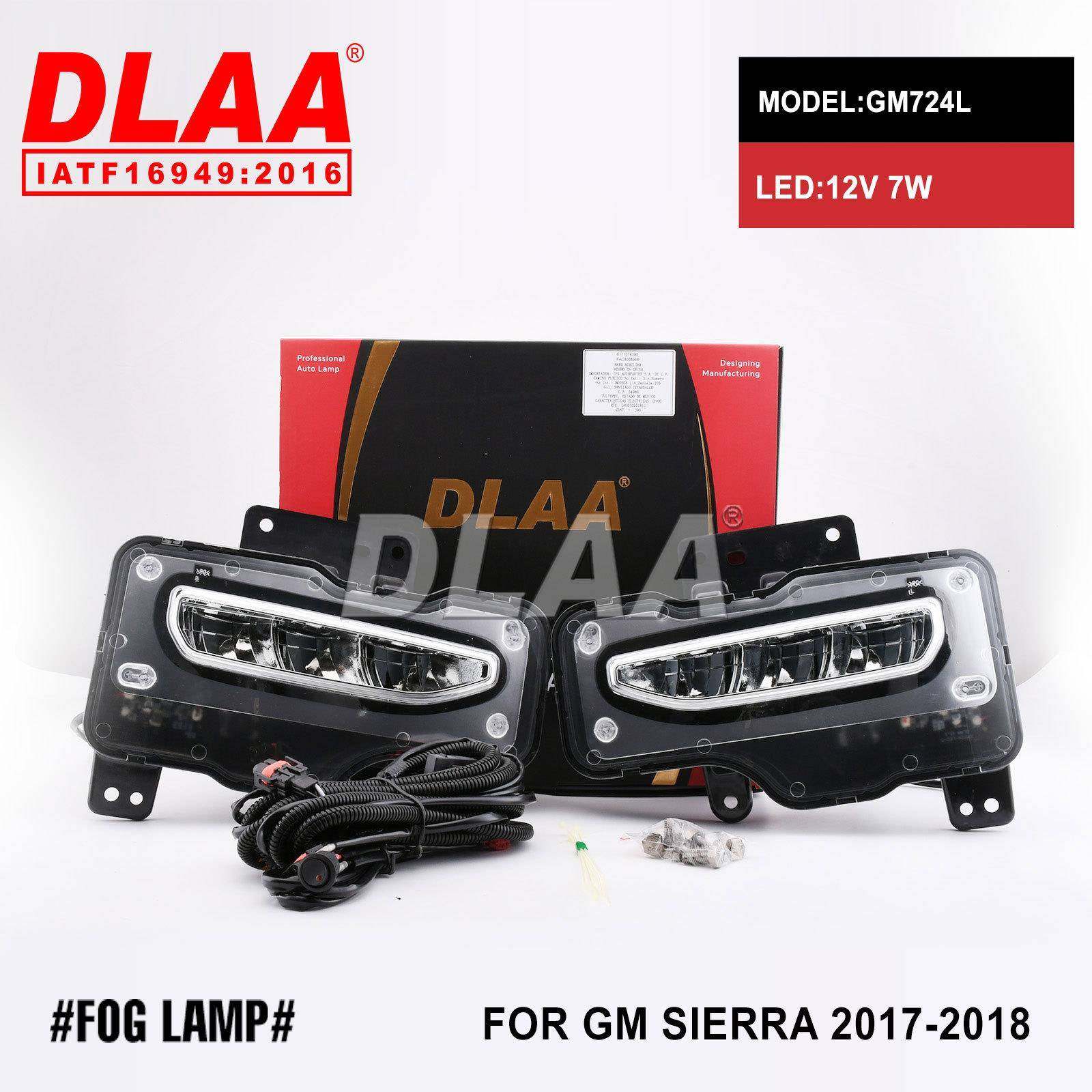 DLAA适用通用汽车GMSIERRA2017-2018款汽车前雾灯工厂