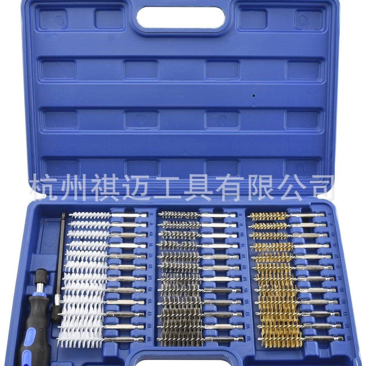 大量供应:试管刷38件套吹塑盒管刷枪刷38件套工具盒BrushesKits