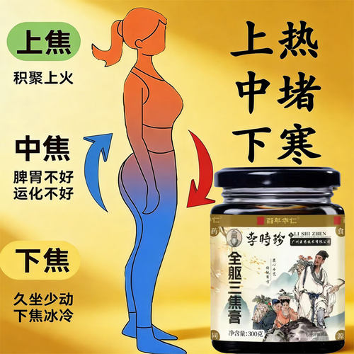 李时珍通三焦 肝郁瘀堵口干口燥脾胃肝胆通体虚 中焦不通上热下寒