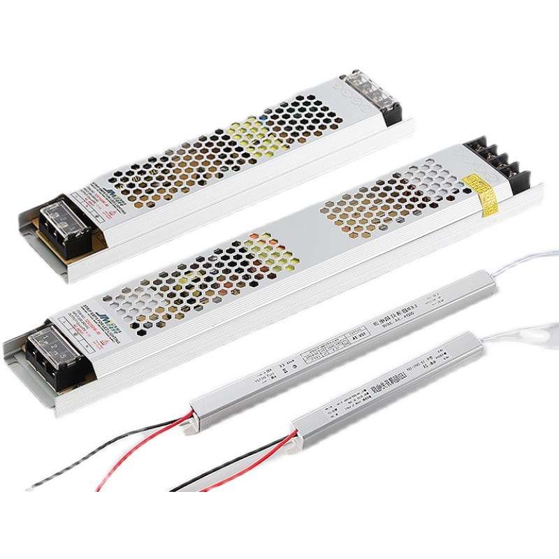 led超薄灯箱电源12v24v长条电源开关300w220v转12v灯条变压转换器