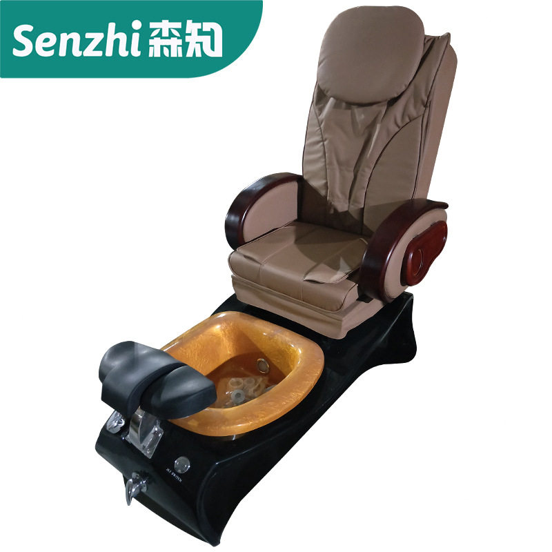 外贸美甲沙发电动按摩沐足椅多功能纹绣美足泡脚躺椅足疗足浴沙发
