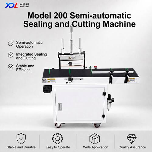 POF shrink , Model?200 continuous sealer?cutter, shrink