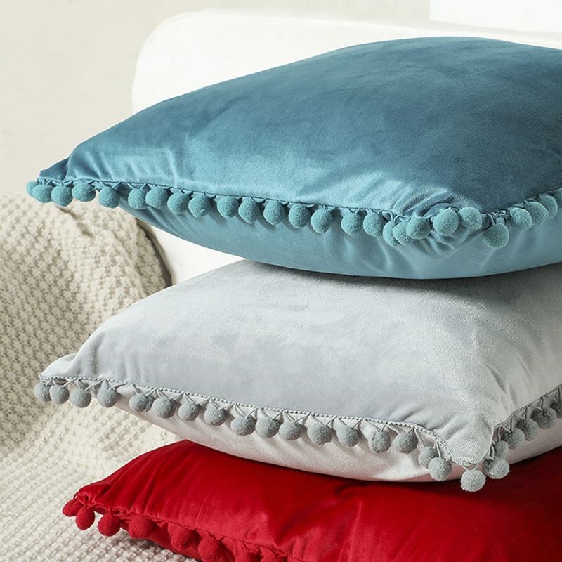 Soft Velvet Cushion Cover Decorative Pillows Throw waist