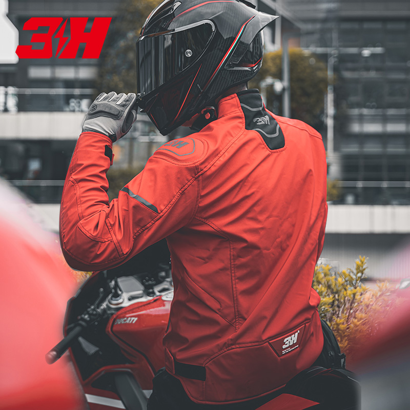 3h骑行服男摩托车磐石机车赛车服防水保暖四季骑行装备防摔骑士服