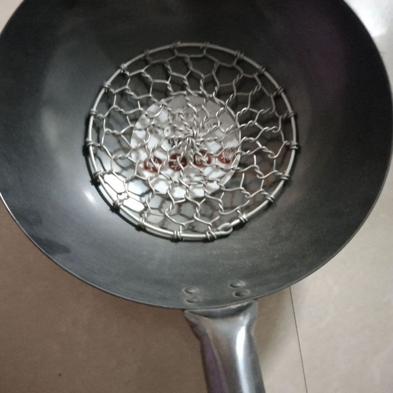 炸扣肉锅底网炸扣肉防粘锅底网专用工具炸扣肉神器铝线手工编织网