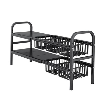 kitchen accessories Multi-layer pot storage rack Layering in