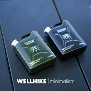 WELLHIKE户外露营304不锈钢5盎司反战酒壶随身携带酒壶酒桶燃料桶
