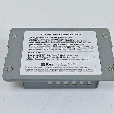 RAE Systems 0293151000 Rechargeable AreaRAE LiIon Battery 7.