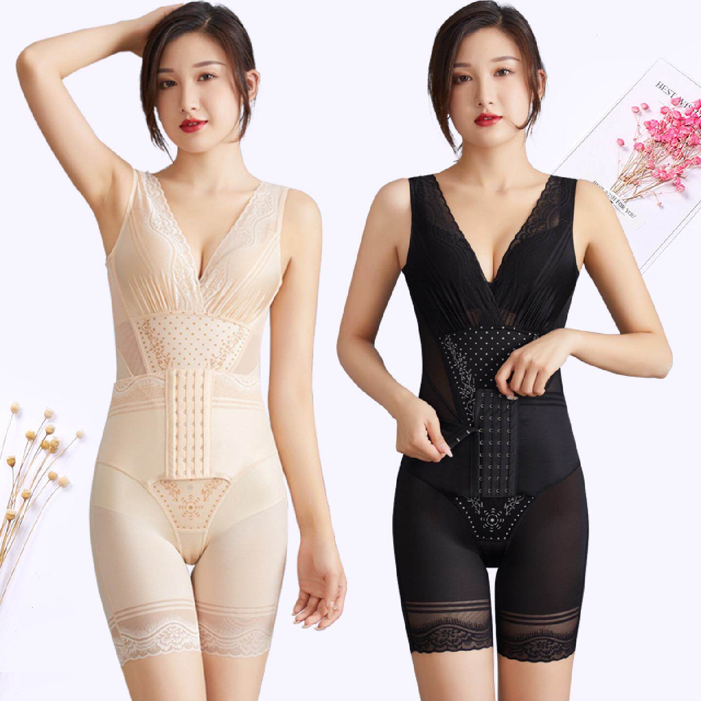 连体塑身衣女正品加强收腹束腰美体内衣性感产后束身塑形夏季薄款
