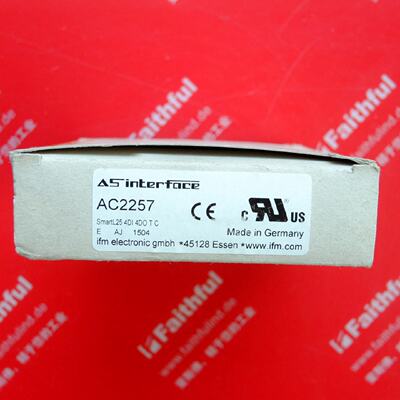 议价IFM AC2257 易福门全新AS-i从站模块 SmartL25 4DI 4DO T C