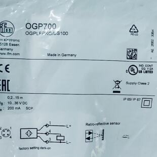 询》IFM易福门光电开关OGP7000GP700